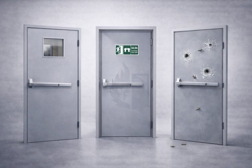 pUERTAS METALICAS ACERO
