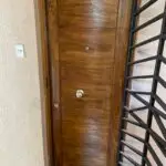 Puerta blindada CApri madera natural